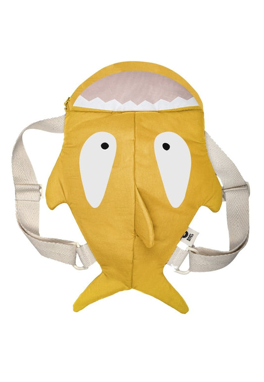 【限定品】サメのベビーリュック <ロングアイバージョン> - BABY BITES JAPAN(ベイビーバイツジャパン)
