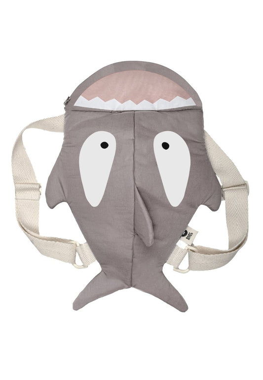 【限定品】サメのベビーリュック <ロングアイバージョン> - BABY BITES JAPAN(ベイビーバイツジャパン)