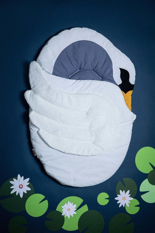白鳥のスリーピングバッグ(1-12M) - BABY BITES JAPAN(ベイビーバイツジャパン)